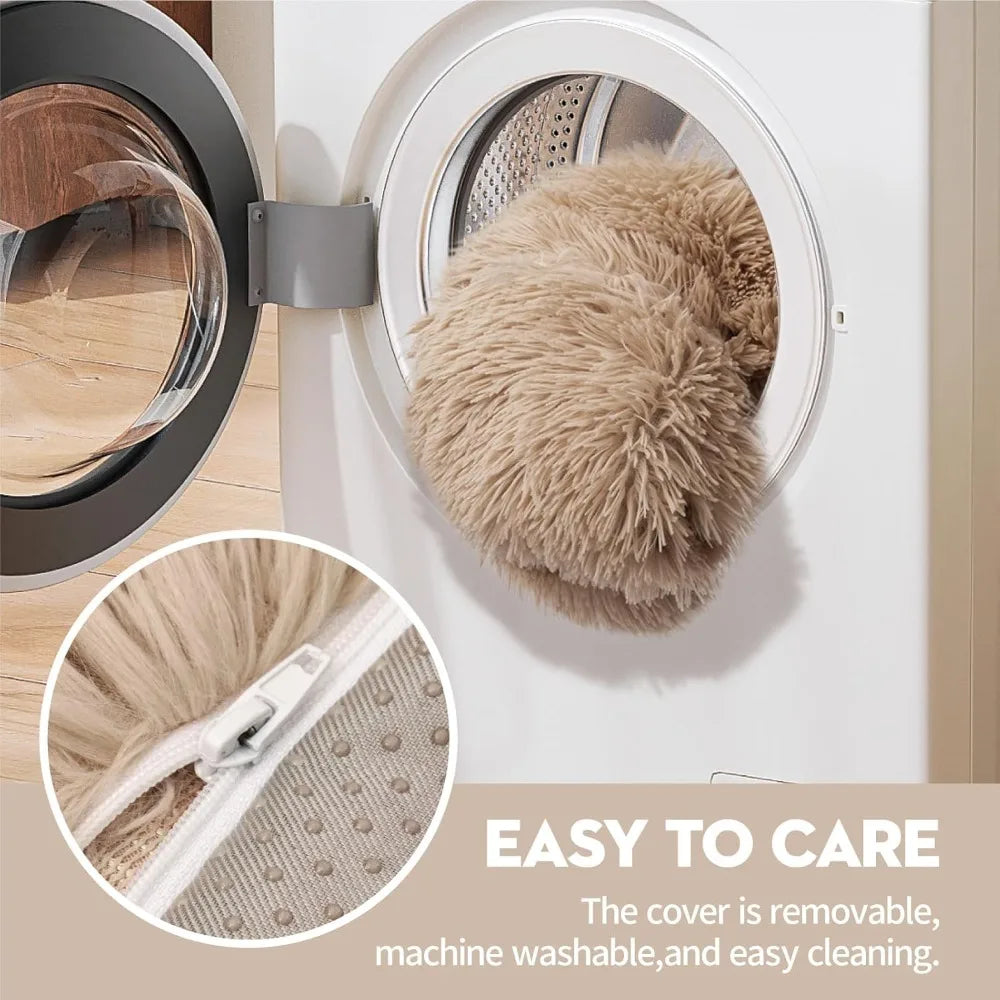 Mewoo Dog Couch Leather Bed With Removable Washable Cover