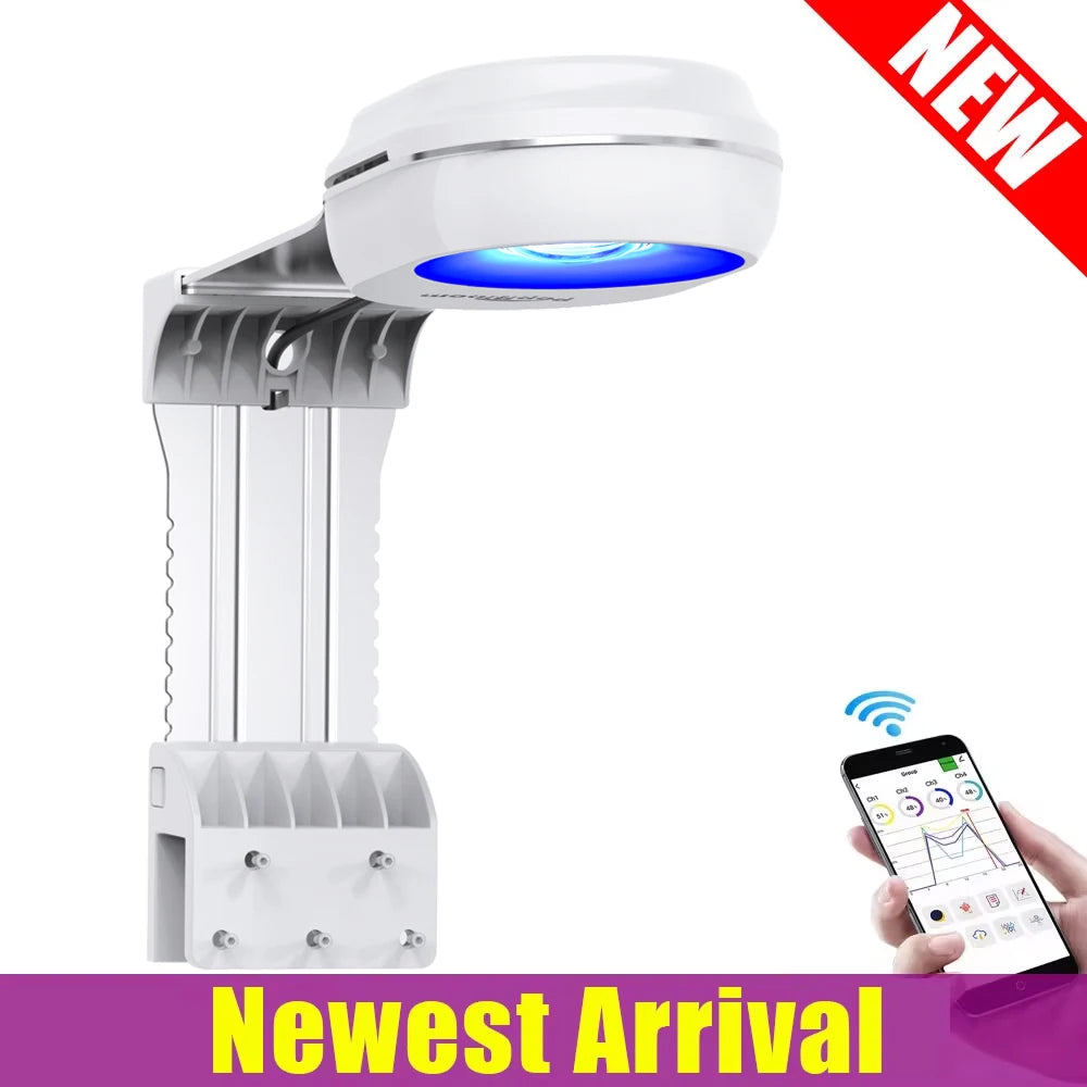 PopBloom Nano WiFi 60W Aquarium Light for Corals and Fish