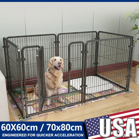 Foldable Dog Fence Playpen For Dogs Cats And Rabbits