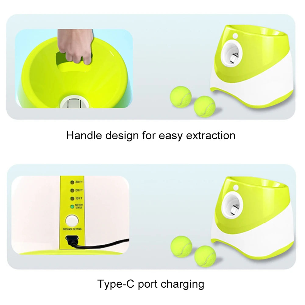 Pet Prime Automatic Dog Ball Thrower Launcher for Outdoor Play