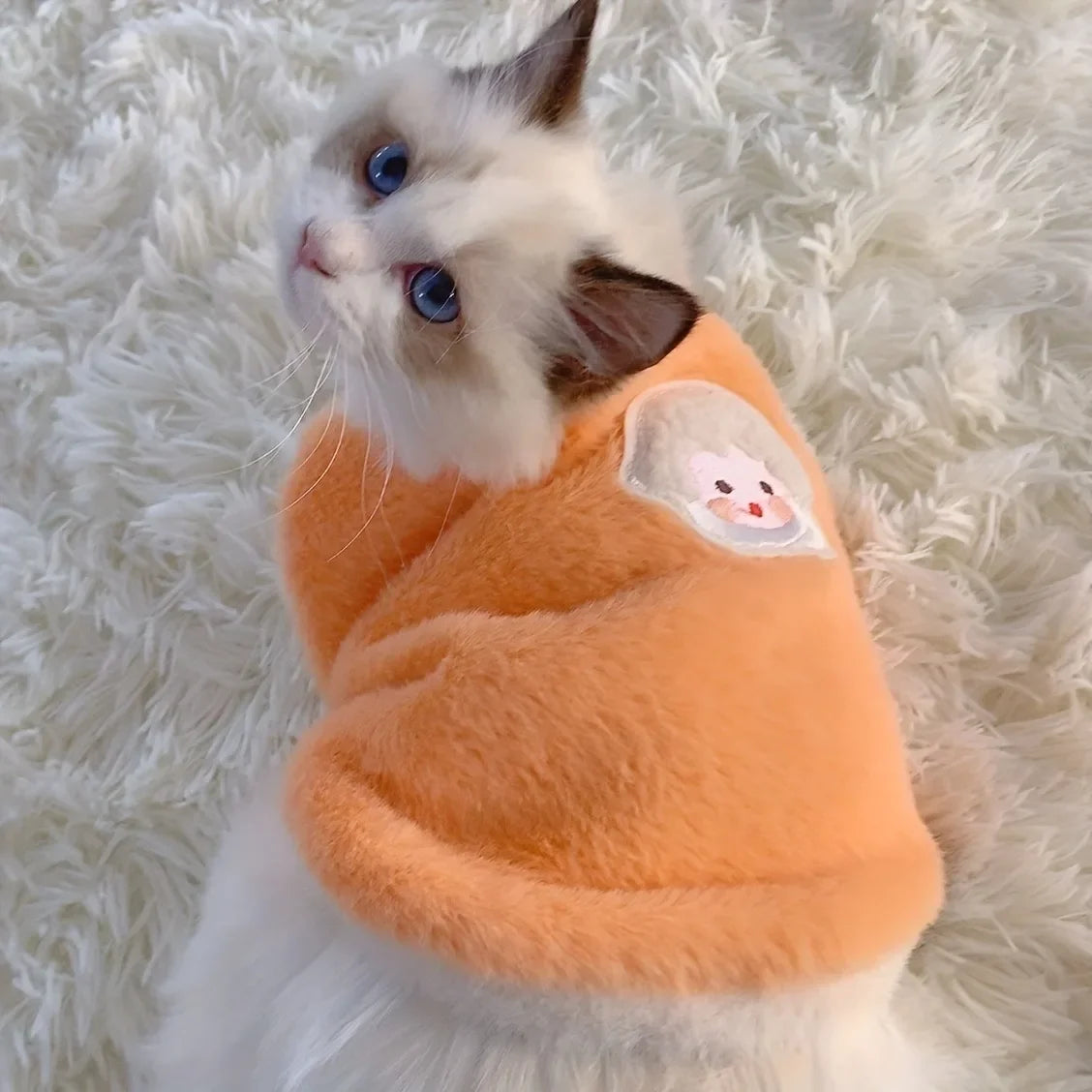 BeiYu Pet Winter Vest For Cats Kittens Dogs Warm Sweater
