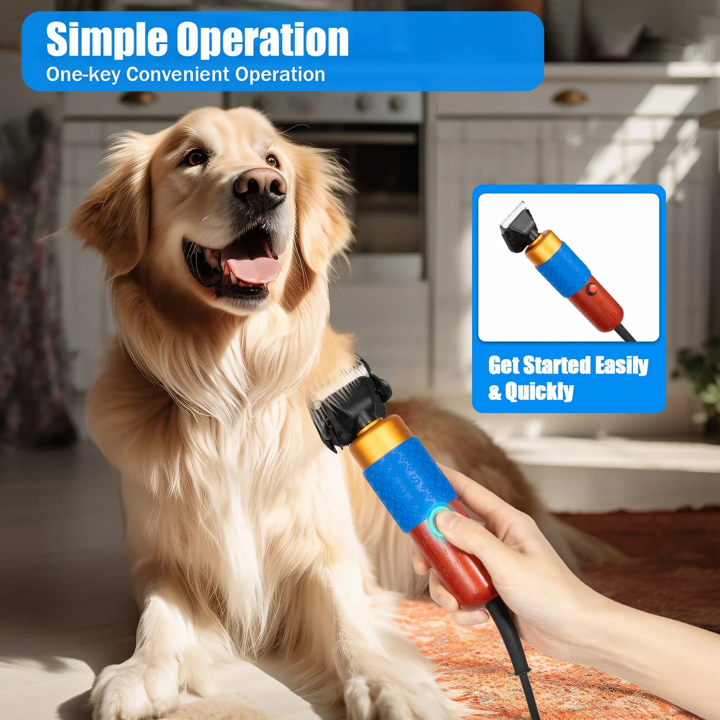 Electric Animal Fur Shears For Dogs Cats Sheep Goats