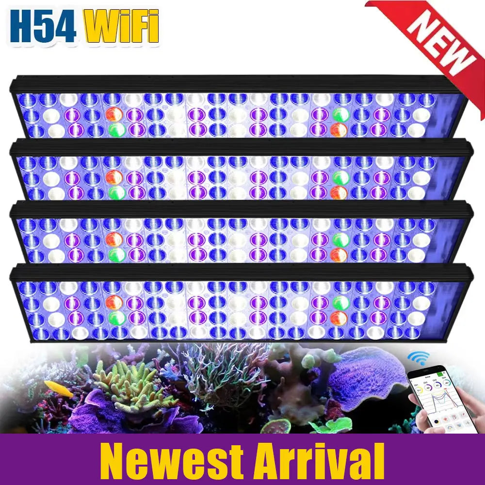 PopBloom WiFi Reef Aquarium LED Light For Coral Tanks