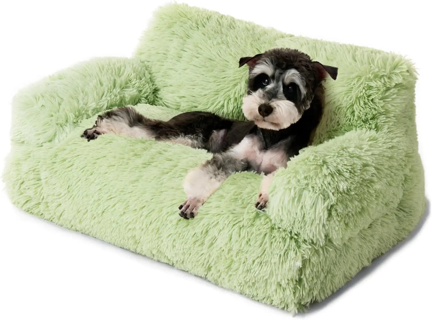 Mewoo Dog Couch Leather Bed With Removable Washable Cover