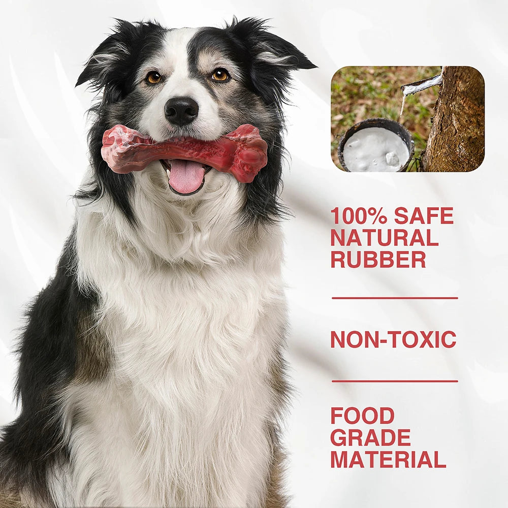 Masbrill Indestructible Bone Toy for Aggressive Chewers