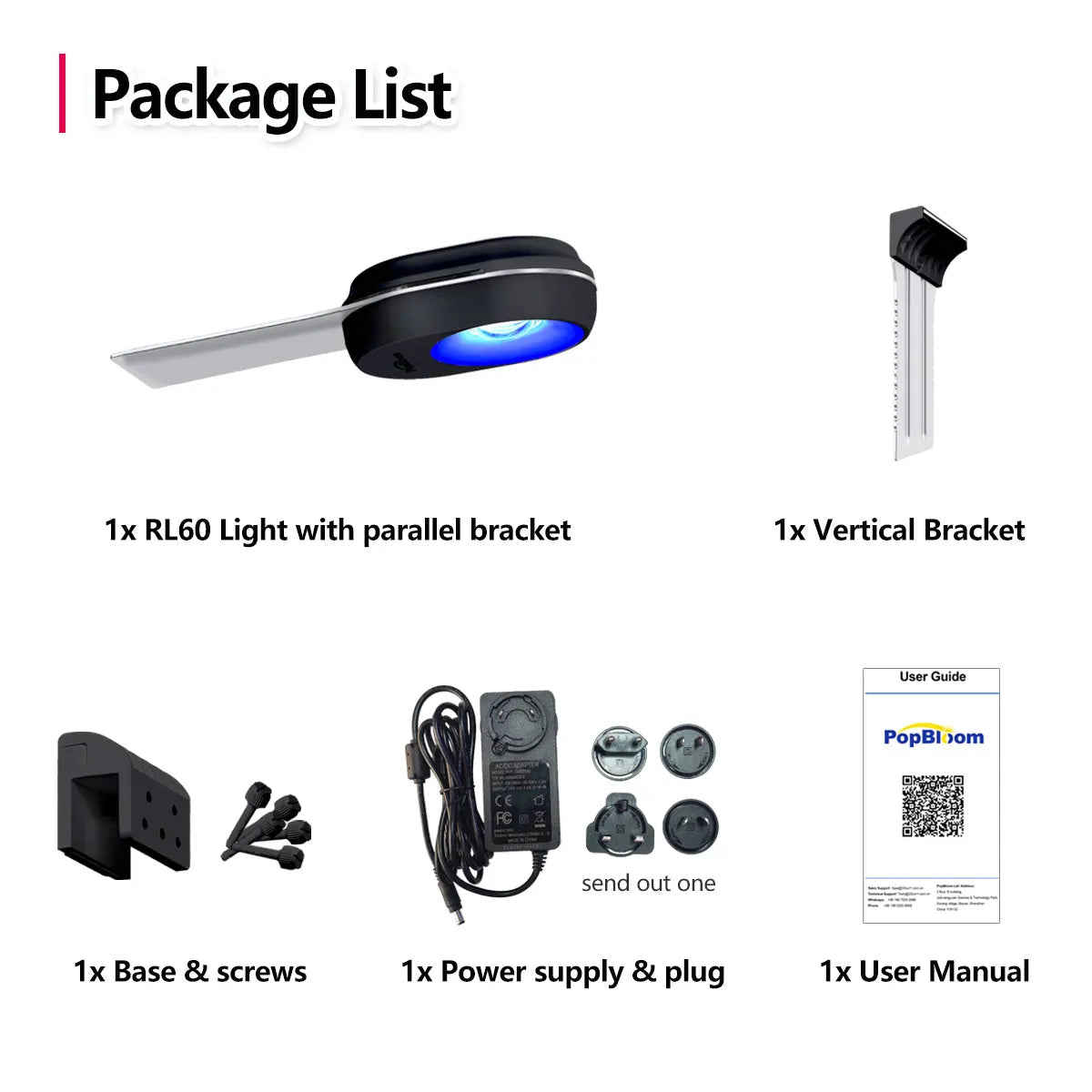 PopBloom Nano WiFi 60W Aquarium Light for Corals and Fish