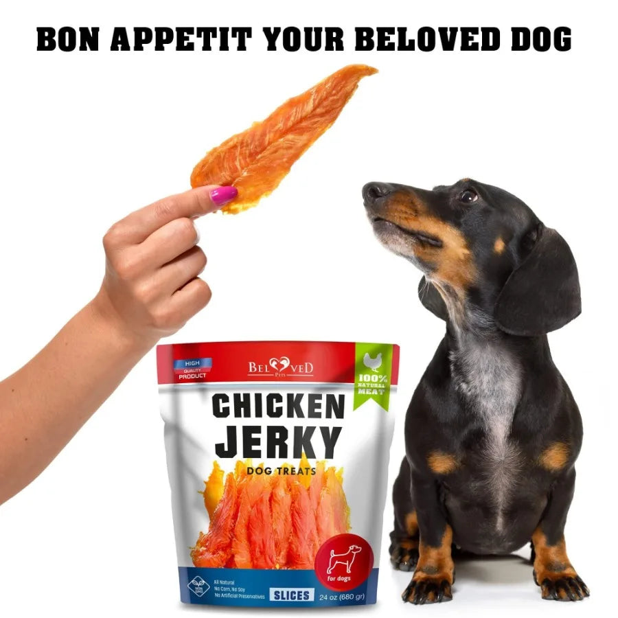 Organic Chicken Jerky Dog Treats 1.5 Lb Grain Free Snacks