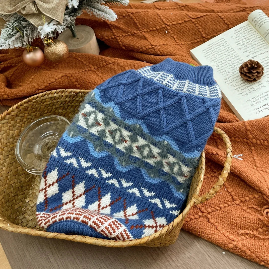Autumn Winter Knitted Sweater for Small Dogs and Cats