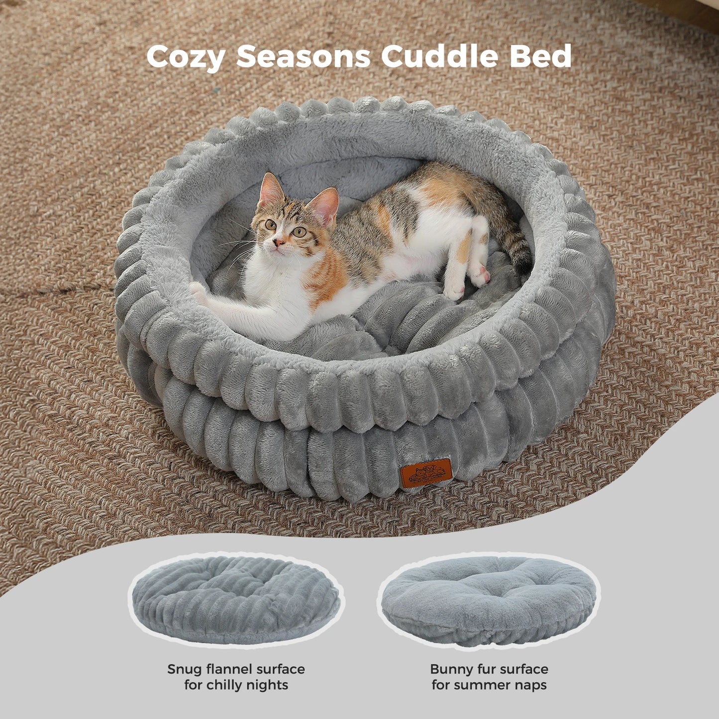 PAWZ Road All Seasons Washable Pet Bed Anti-Slip Bottom