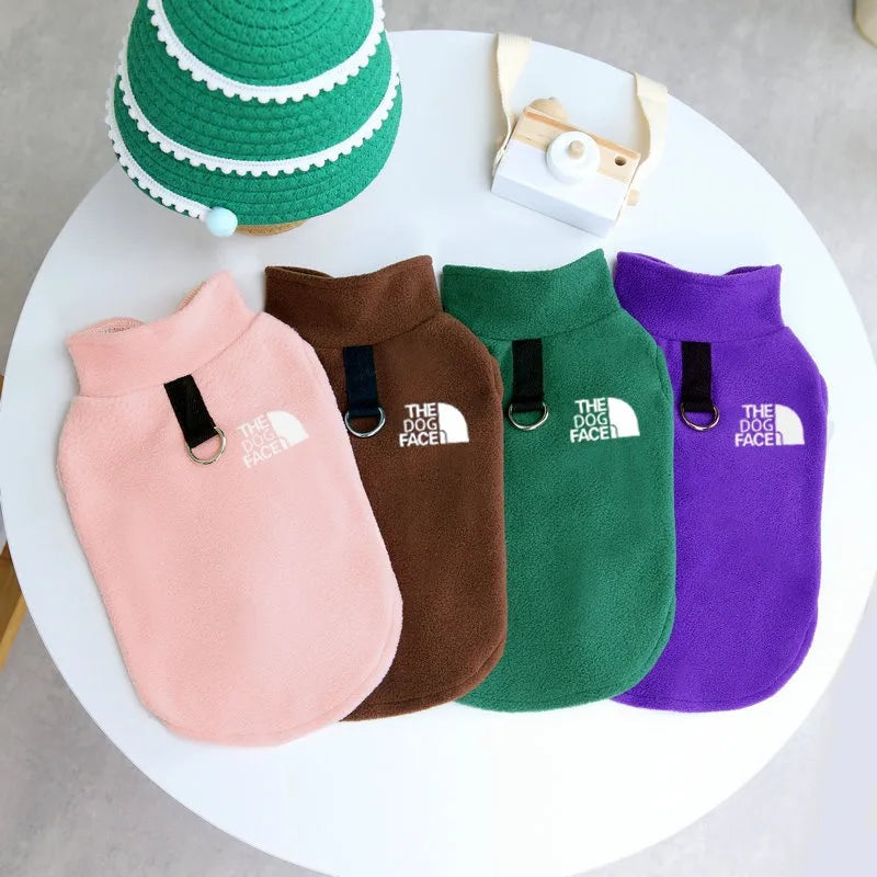 Sichuan Autumn Winter Fleece Dog Sweater Coat For Small Breeds
