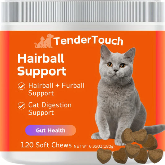 TenderTouch Cat Hairball Support Chews 120 Count 180g