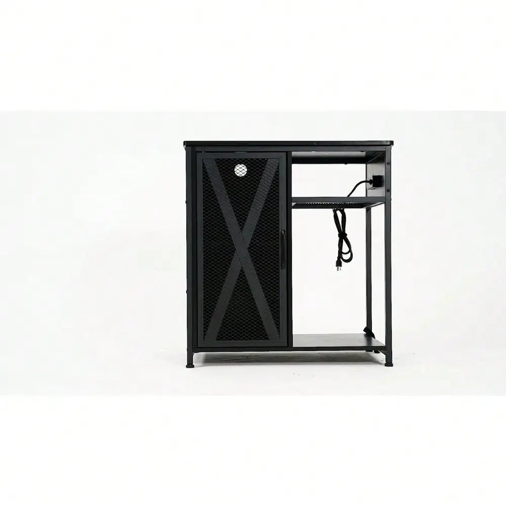 Metal Aquarium Stand Storage Cabinet For 20 To 29 Gallon