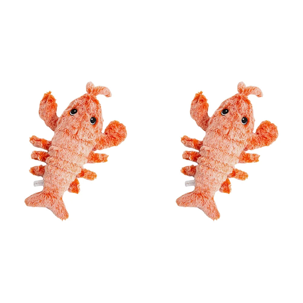 Floppy Lobster Interactive Dog Plush Squeak Toy For Dogs