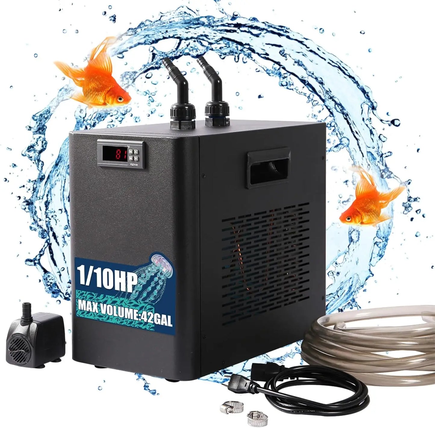 Aquarium Chiller 0.1 0.33 0.5 HP Water Cooling System