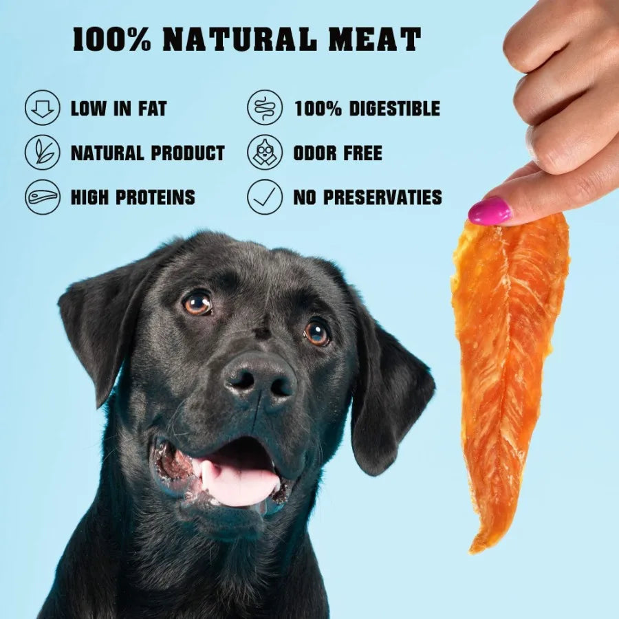 Organic Chicken Jerky Dog Treats 1.5 Lb Grain Free Snacks