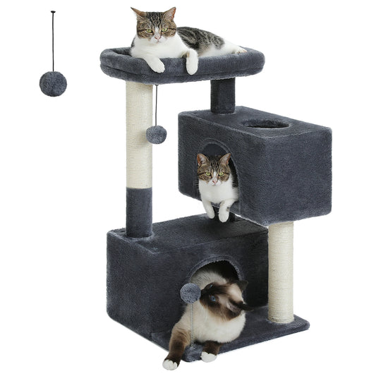 PAWZ Road Cat Tree Tower With Top Perch Interactive Ball
