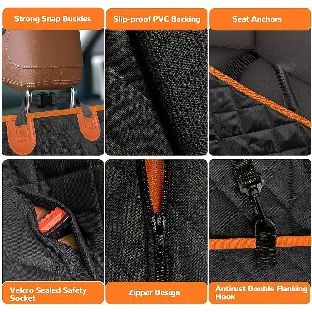 Pet Dog Car Seat Cover Waterproof Hammock 600D Heavy Duty