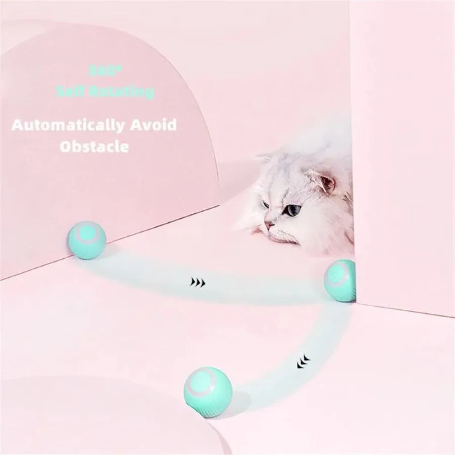 Automatic Rotating Cat Teasing Ball Pet Toy