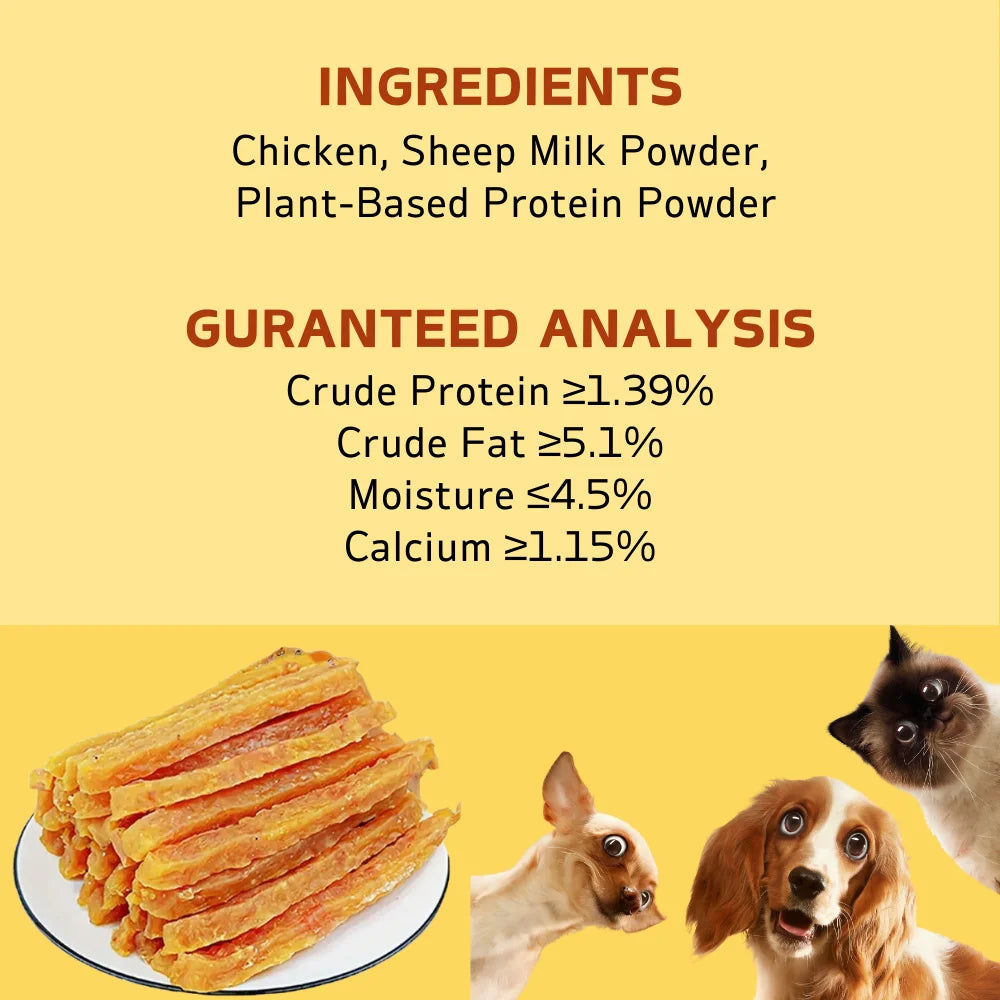 Healthy Soft Chew Dog Treats 2 Pack Milk Chicken Duck