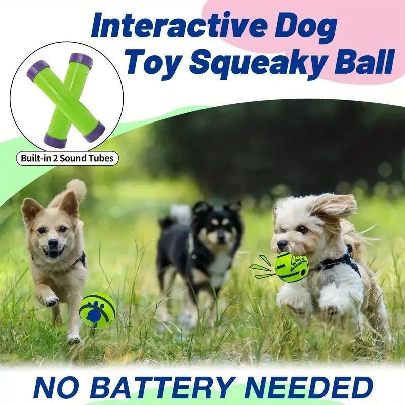 Interactive Dog Toy Giggle Ball Puzzle For Mental Stimulation
