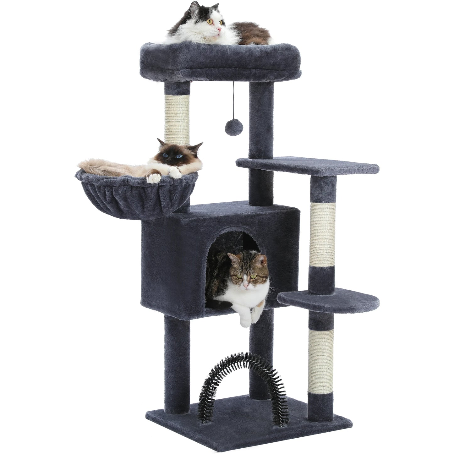 PAWZ Road Cat Tree With Four Levels Sisal Scratching Posts