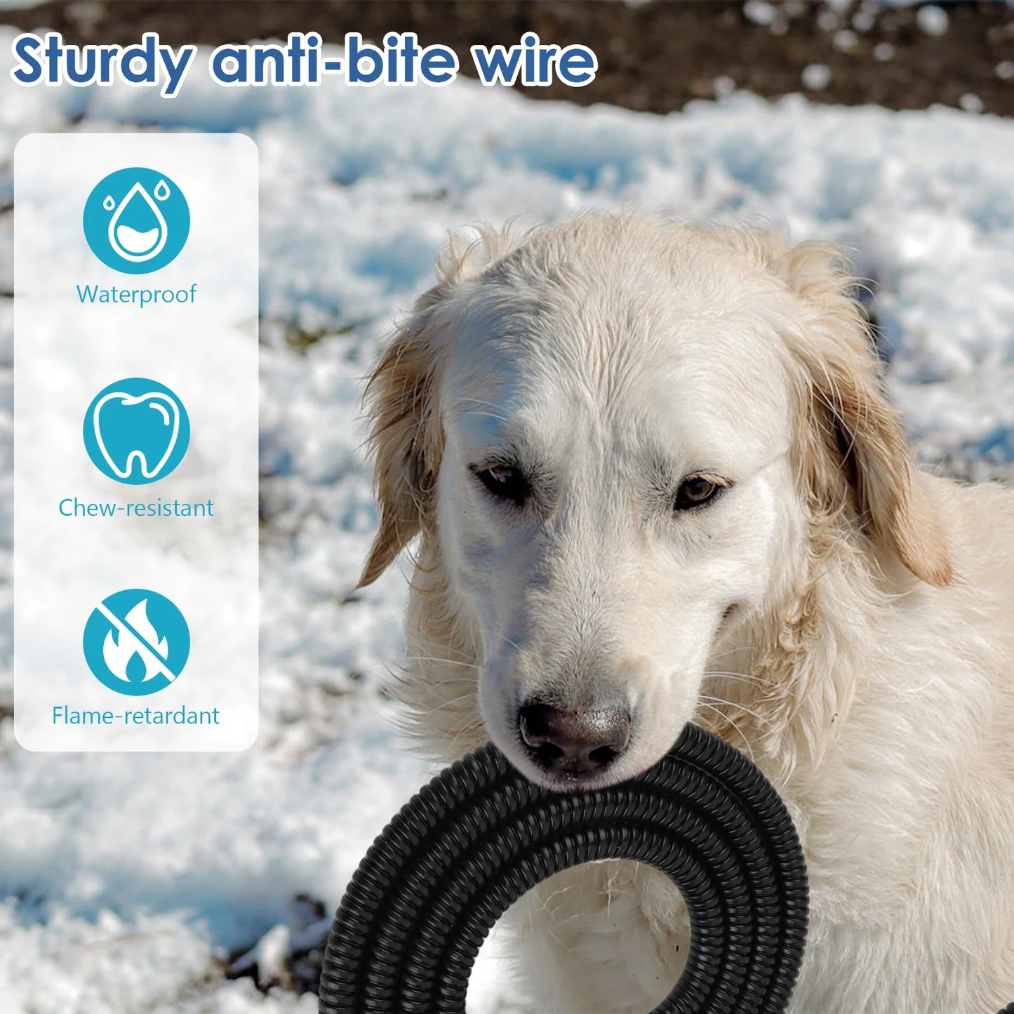 APWIKOGER Outdoor Thermal Pet Bowl Heated Water Dish