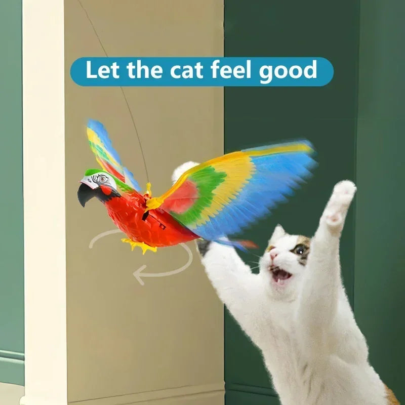 CN Jiangsu Zhejiang Interactive Simulation Bird Cat Toy Hanging Eagle