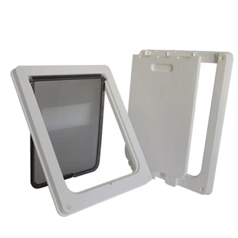 Otmagelu Lockable Dog Door With Privacy Flap For Safe Pets
