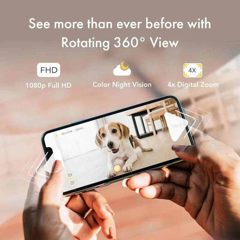 360 Dog Camera With Barking Alerts And Treat Dispenser