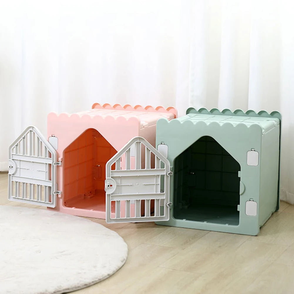 Closure Waterproof Plastic Cat House For Outdoor Cats