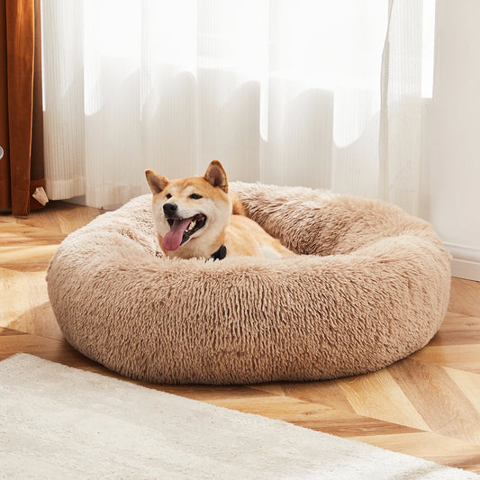 JHK Calming Plush Dog Bed For Ultimate Comfort And Safety