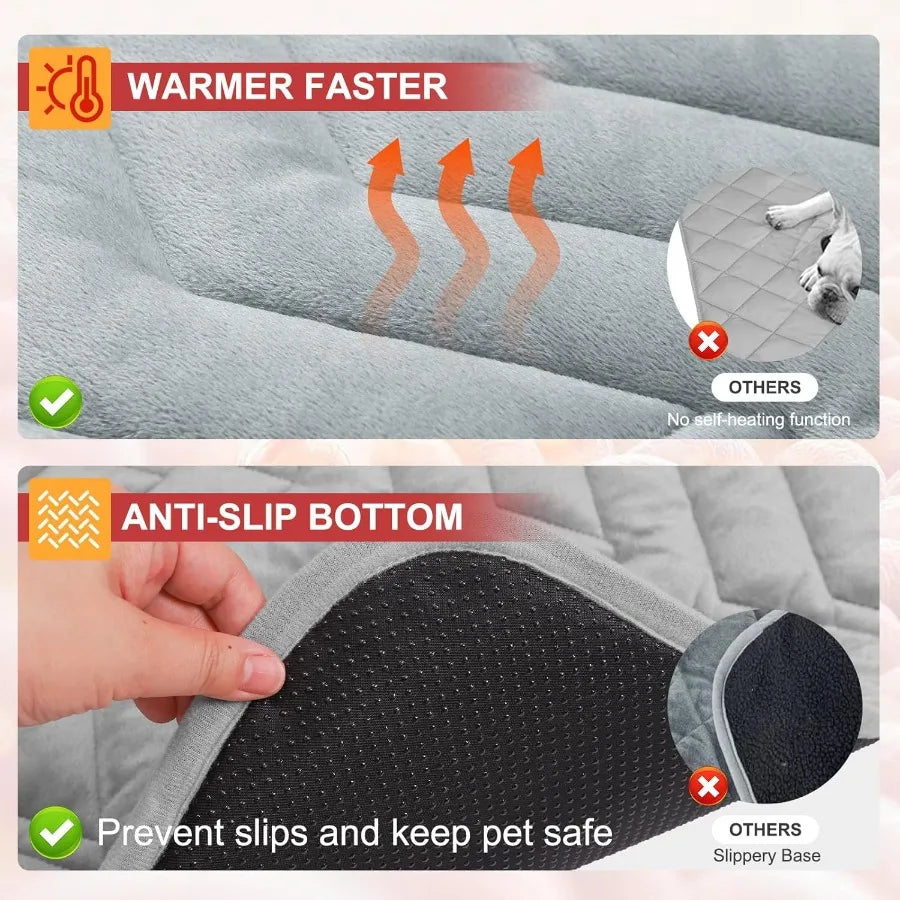High-concerned Self Warming Pet Bed Mat For Cats And Dogs