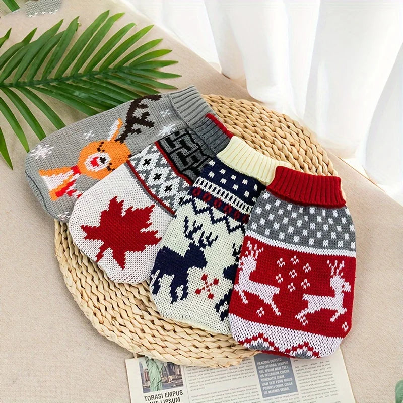 Guangdong CN Christmas Style Pet Sweater For Dogs And Cats
