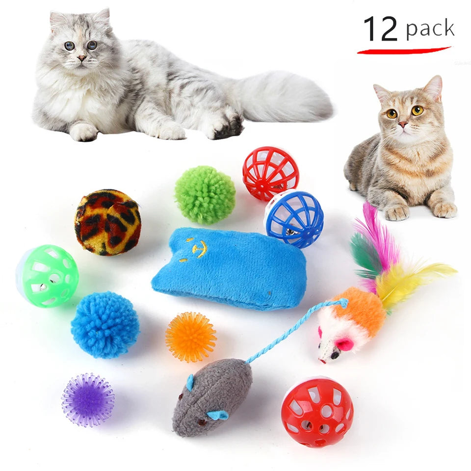 DualPet Kitten Toys Variety 20 Piece Cat Toy Set For Cats