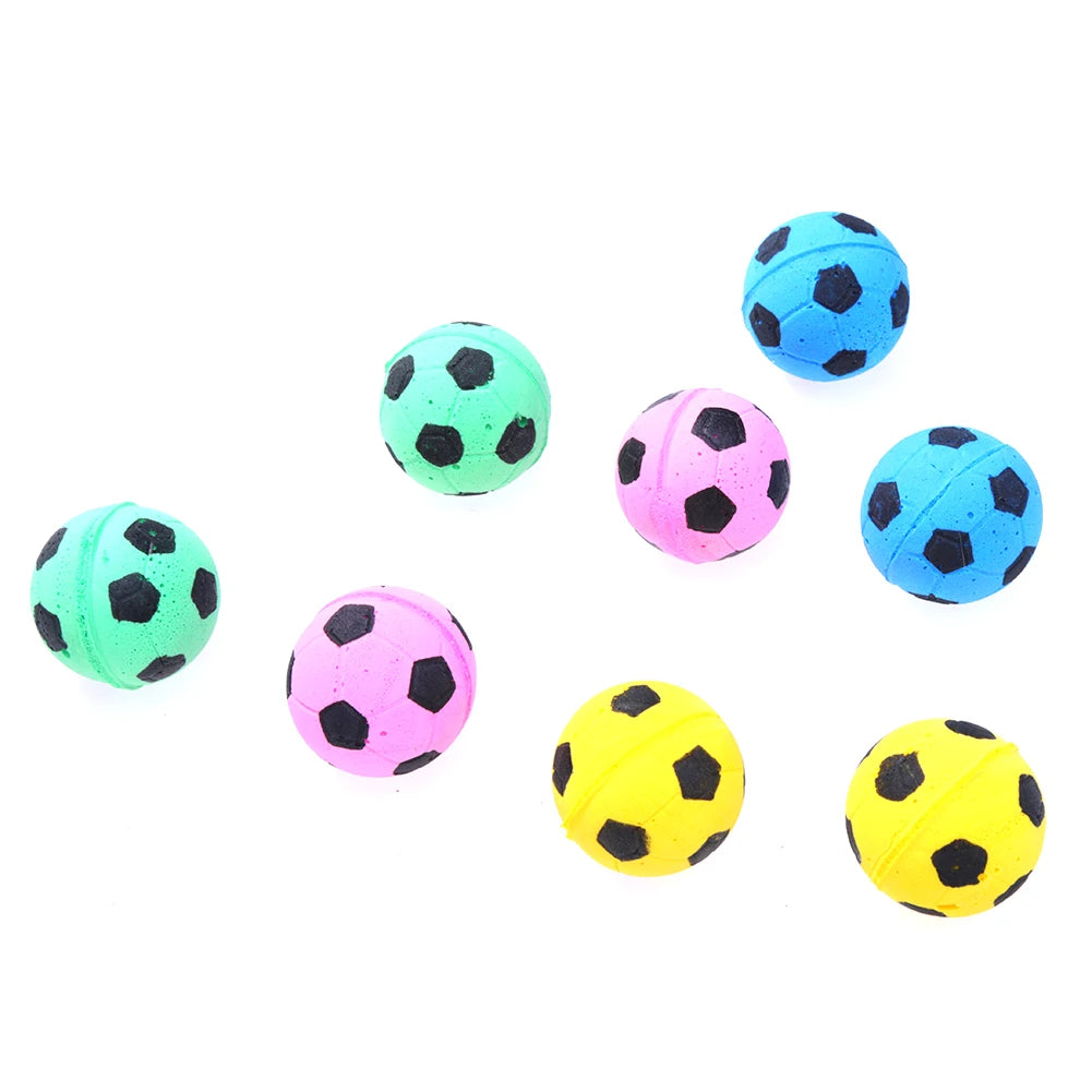 MOJOYCE 12Pcs Pet Interactive Foam Balls For Dogs And Cats