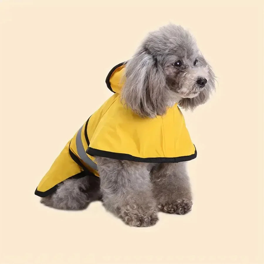 High Concerned Dog Raincoat Waterproof Adjustable Windproof Outdoor Coat