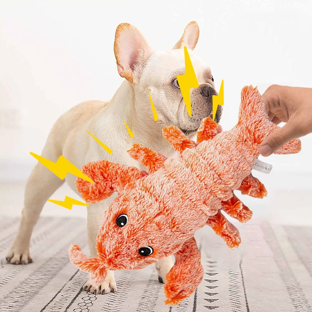 Floppy Lobster Interactive Dog Plush Squeak Toy For Dogs