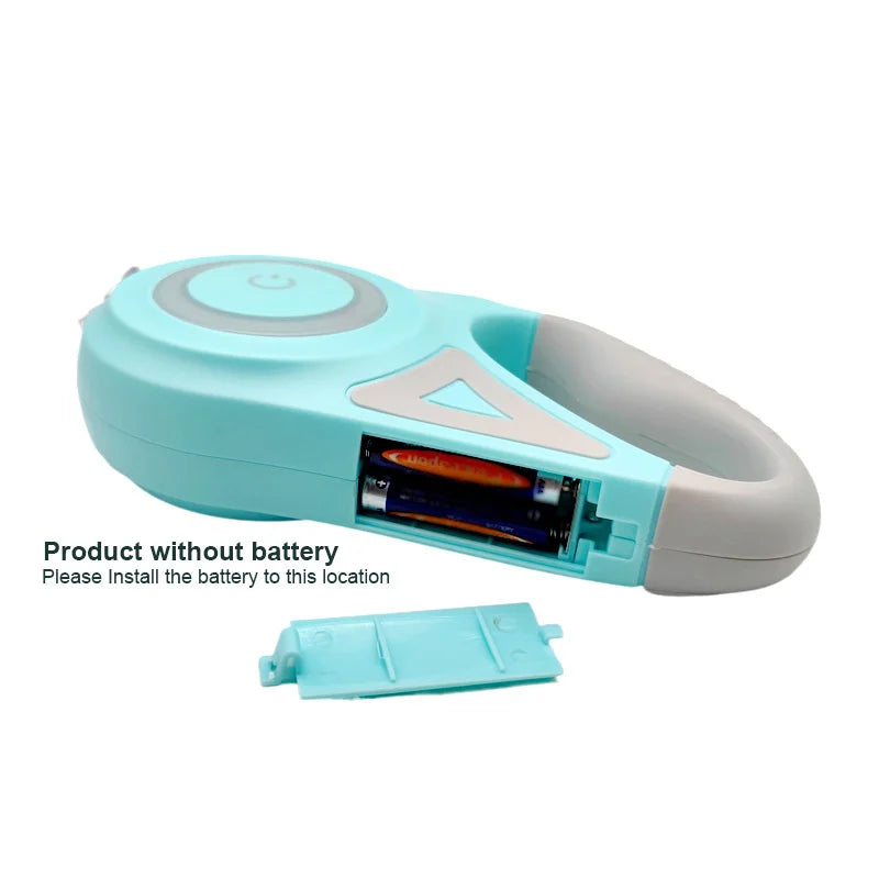Automatic Retractable Dog Leash With Led Flashlight Nylon Lead