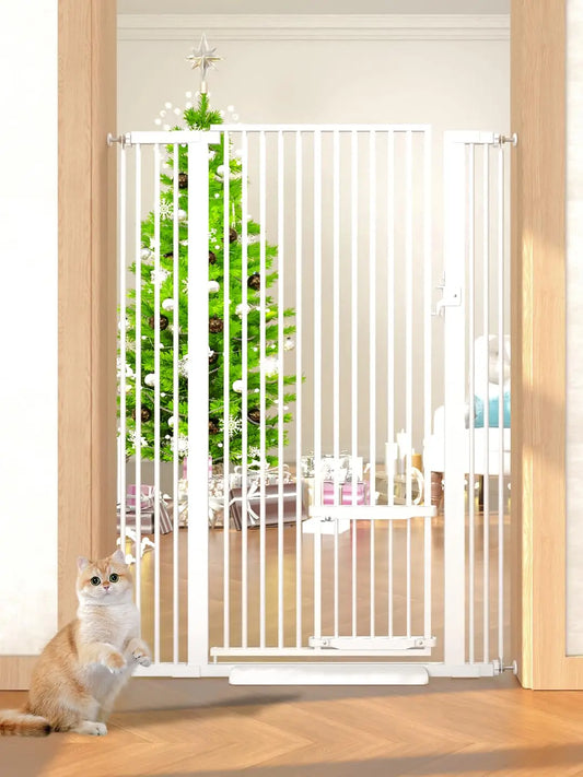 Ufsagcg Extra Tall Cat Gate With Small Pet Door Indoor