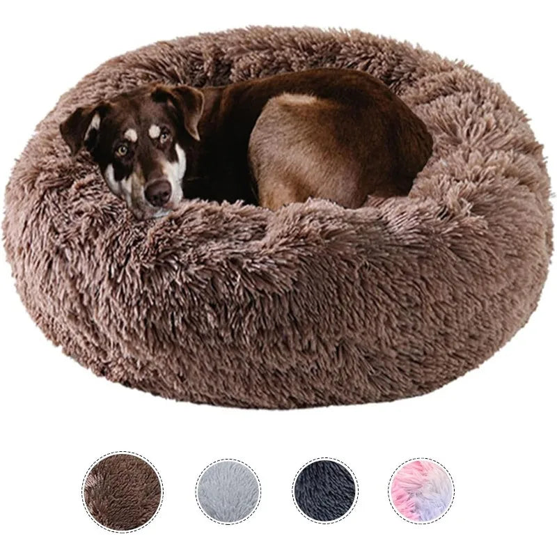 Calming Donut Dog Bed for Small to Large Breeds