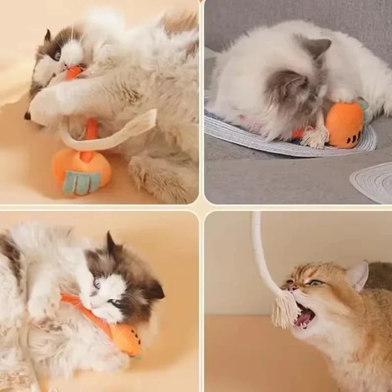 Cat Scratcher Rope Toy Cotton Rope Bite Resistant Chew Toy Cat Puzzle