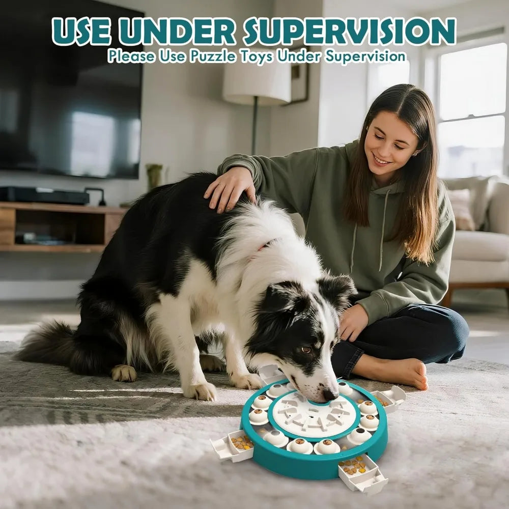 Hign-concerned Dog Puzzle Toy 3 In 1 Adjustable Difficulty