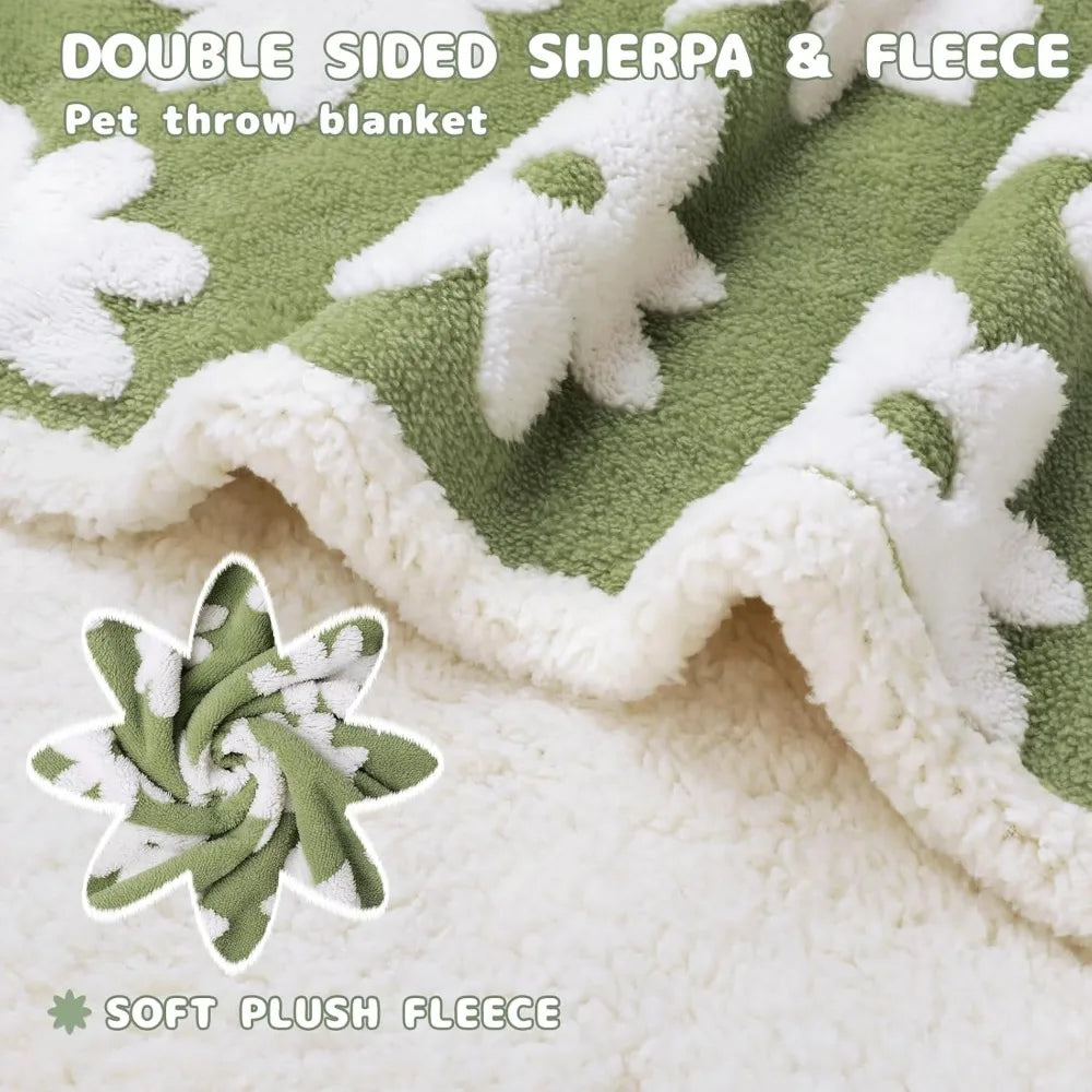 Waterproof Fleece Dog Blanket Washable