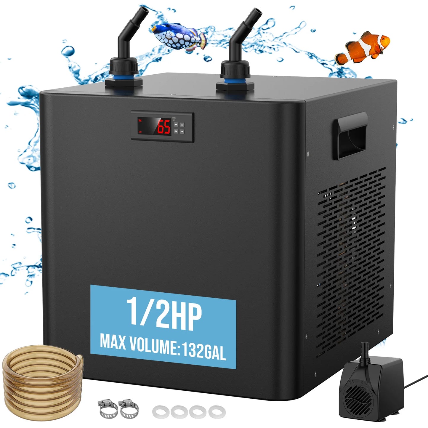 Aquarium Chiller 0.1 0.33 0.5 HP Water Cooling System