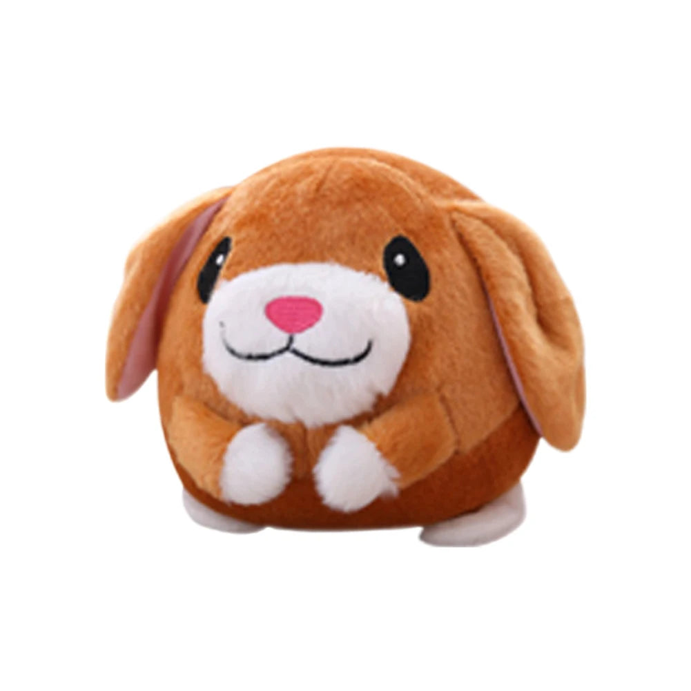 USB Rechargeable Electronic Pet Dog Toy Ball Pet Toy Dog Plush Bouncing Jump Ball Interactive Dog Toy for Pet Dogs for Gift