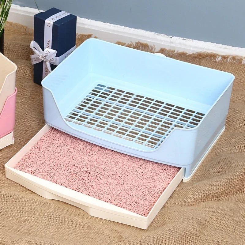 Large Bunny Toilet With Drawer For Rabbits And Small Pets