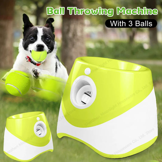 Pet Prime Automatic Dog Ball Thrower Launcher for Outdoor Play