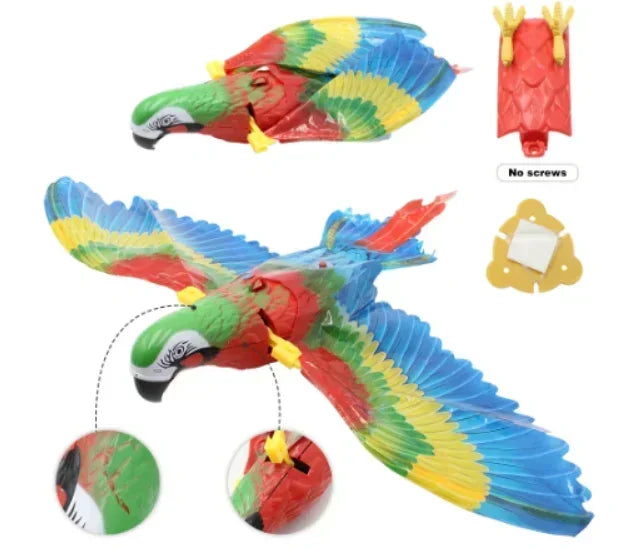 CN Jiangsu Zhejiang Interactive Simulation Bird Cat Toy Hanging Eagle