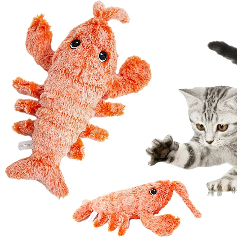 Floppy Lobster Interactive Dog Plush Squeak Toy For Dogs
