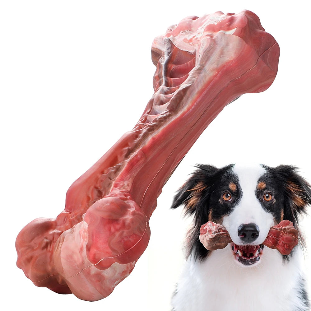 Masbrill Indestructible Bone Toy for Aggressive Chewers
